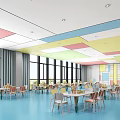Modern classroom handmade laboratory 3d model