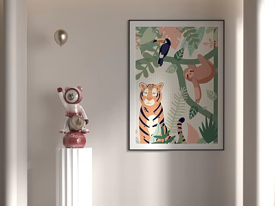 Children's decorative painting 3d model