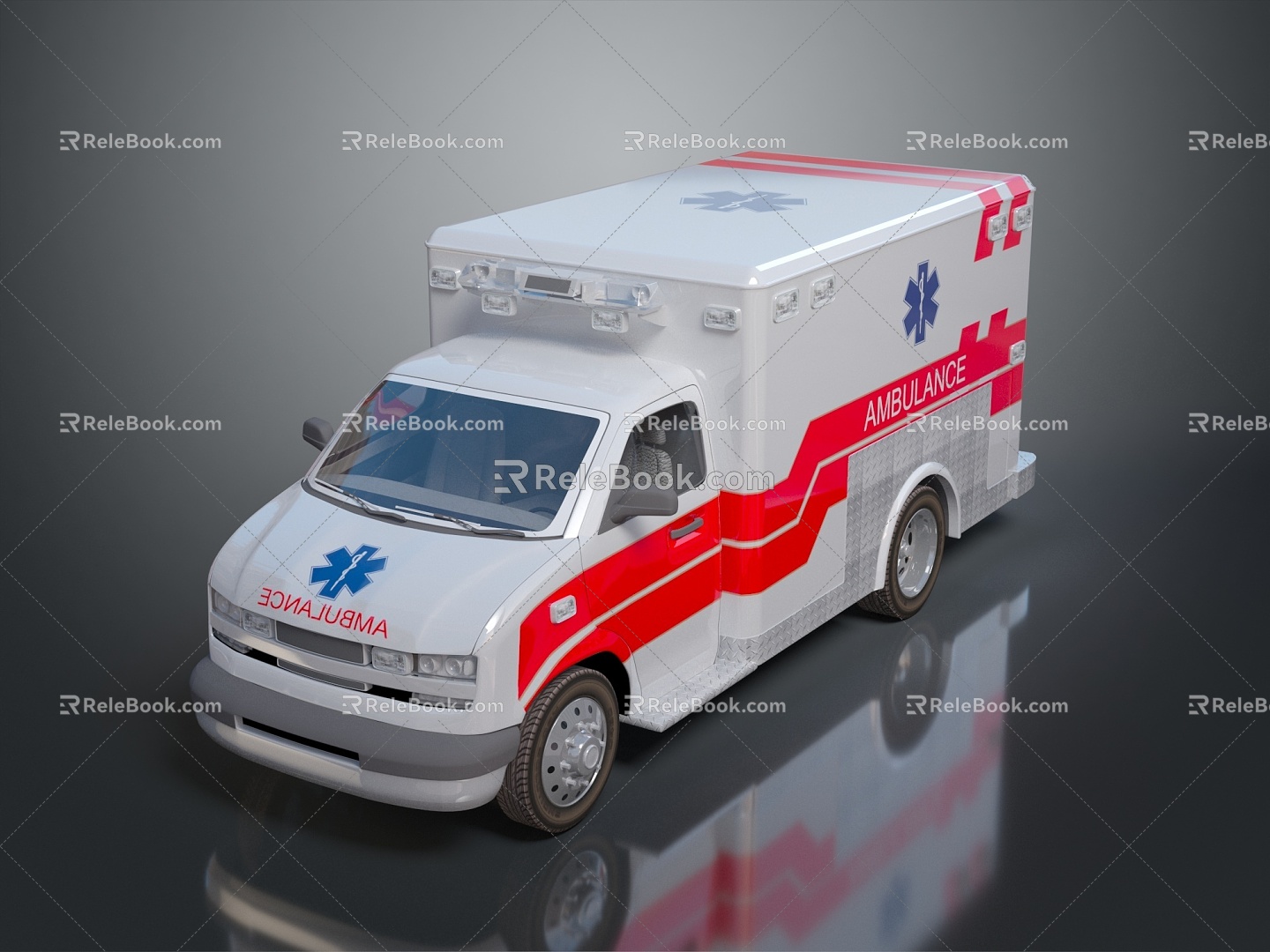 Ambulance Emergency Vehicle Medical Vehicle Emergency Vehicle Special Vehicle City Vehicle Special Purpose Vehicle 3d model