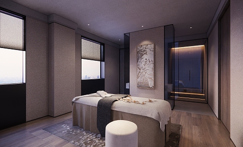 Modern SPA Club 3d model