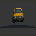 minibus minivan driverless bus school bus van box car 3d model