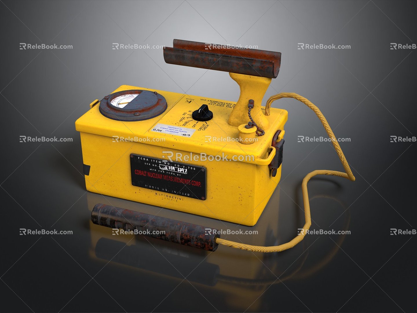 Geiger counter Geiger counter Geiger counter 3d model