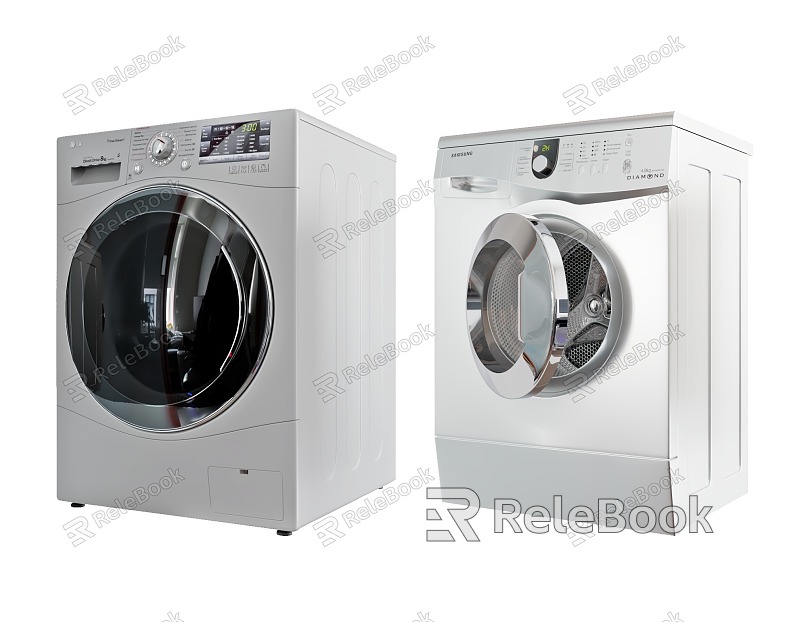 Modern washing machine model