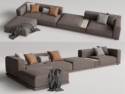 Modern Minotti corner sofa model