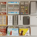 Various Styles of Display Refrigerators and Freezers for Beverage and Ice Cream Storage