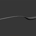 Elegant Silver Spoon With Smooth Handle And Shiny Metallic Finish For Daily Kitchen Use
