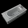 Modern White Bathtub Design With Marble Countertop And White Base