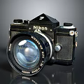 DSLR Camera Card Machine Digital Camera Digital Camera Photographic Equipment 3d model