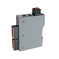 Gray Industrial Control Modules With Orange Interface Slots And Modular Design 3d model