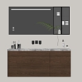 Modern bathroom cabinet 3d model