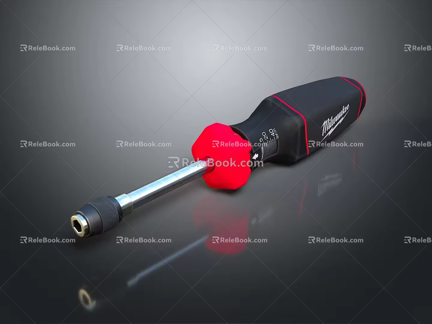 Modern screwdriver multi-head screwdriver flat screwdriver Phillips screwdriver 3d model