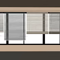 modern roller blinds venetian blinds roller blinds 3d model