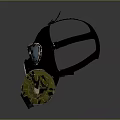 Gas Mask Science Fiction Gas Mask Gas Mask Respirator Breathing Mask Biochemical Mask Science Fiction Mask 3d model