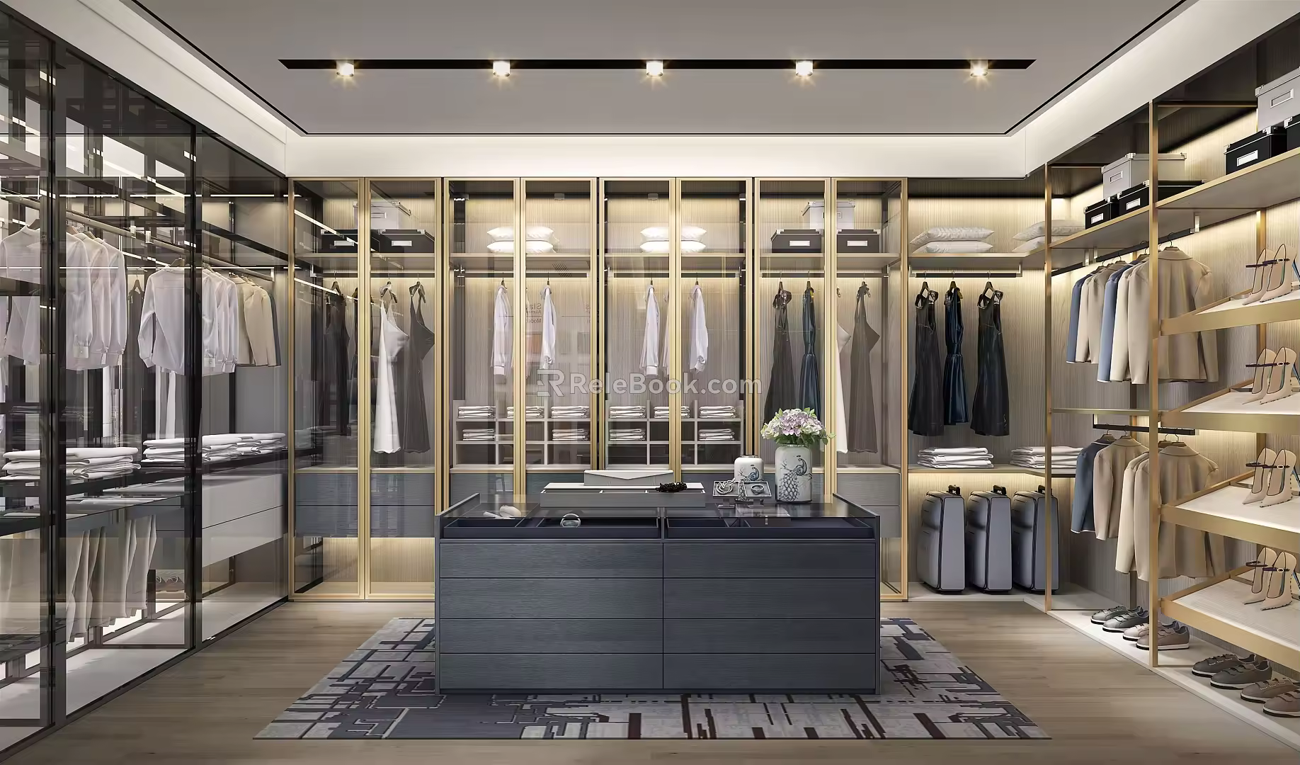 Modern Cloakroom 3d model