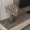 TV background wall 3d model
