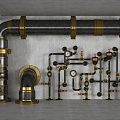 Industrial LOFT Pipe 3d model