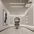 Modern Beauty Hair Salon Interior With Styling Chairs Mirrors And Bright Lighting