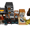 Modern Sound Stage Sound Home Sound Computer Sound 3d model