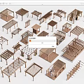 Various Wooden Pergola Designs For Outdoor Garden And Patio Structures