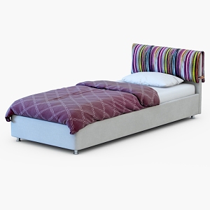 Single Bed 3d model