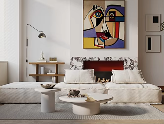 Sofa combination 3d model