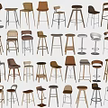 Various Styles Bar Stools Featuring Modern Classic Designs And Wooden Metal Frames