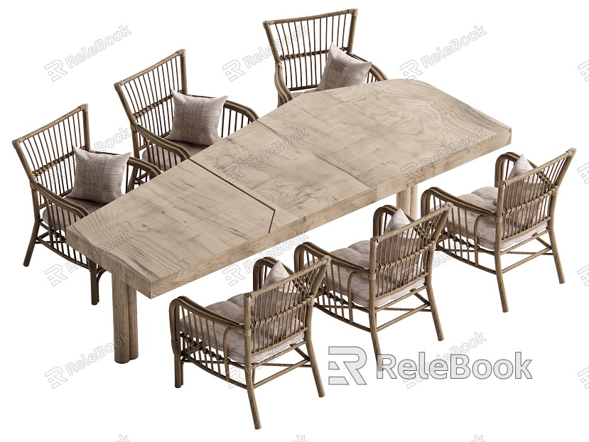 Quiet leisure tables and chairs model