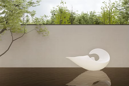 Modern Urban Sculpture 3d model