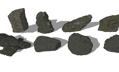 Stone Gardening Stone 3d model