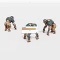 Virtual Character Anime Game Character Humanoid Monster 3d model