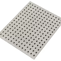 Square Carpet Featuring Gray Base and Black Polka Dots for Modern Home Decor 3d model