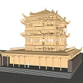 Ancient Building Loft Ancient Building House Ancient House 3d model