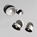 Modern Downlights And Spotlights With Sleek Metal Design For Ceiling Lighting Solutions