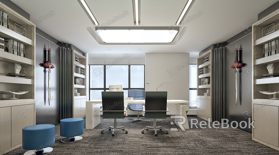 Modern Office Simple General Manager Office model