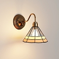 French retro wall lamp 3d model