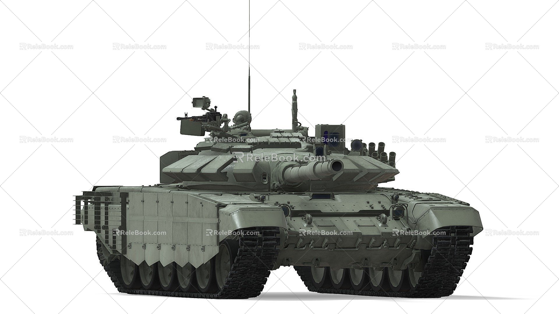 Russian main battle tank 3d model