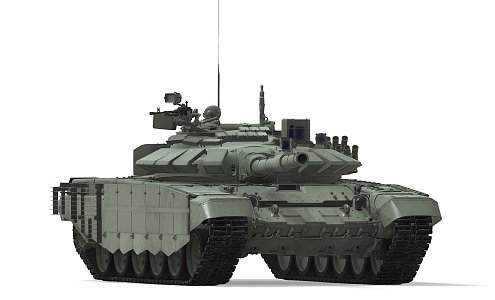 Russian main battle tank 3d model