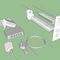 Hardware socket 3d model