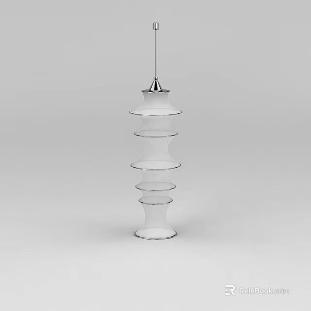 Tech Exhibition Hall With Transparent Spiral Display Structure And Modern Design 3d model 