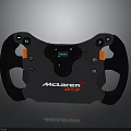 McLaren P1 Carbon Fiber Racing Steering Wheel With Buttons And Display Screen