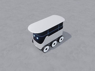 Science and Technology Logistics Trolley 3d model