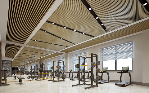 Modern Gym 3d model