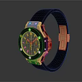 Luxury Modern Watch With Black Rubber Strap Rose Gold Case And Diamond Accents