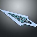 Warship Space Warship Sci-Fi Warship Battleship 3d model