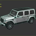 Silver Off Road Vehicle With Black Roof Four Door And Alloy Wheels