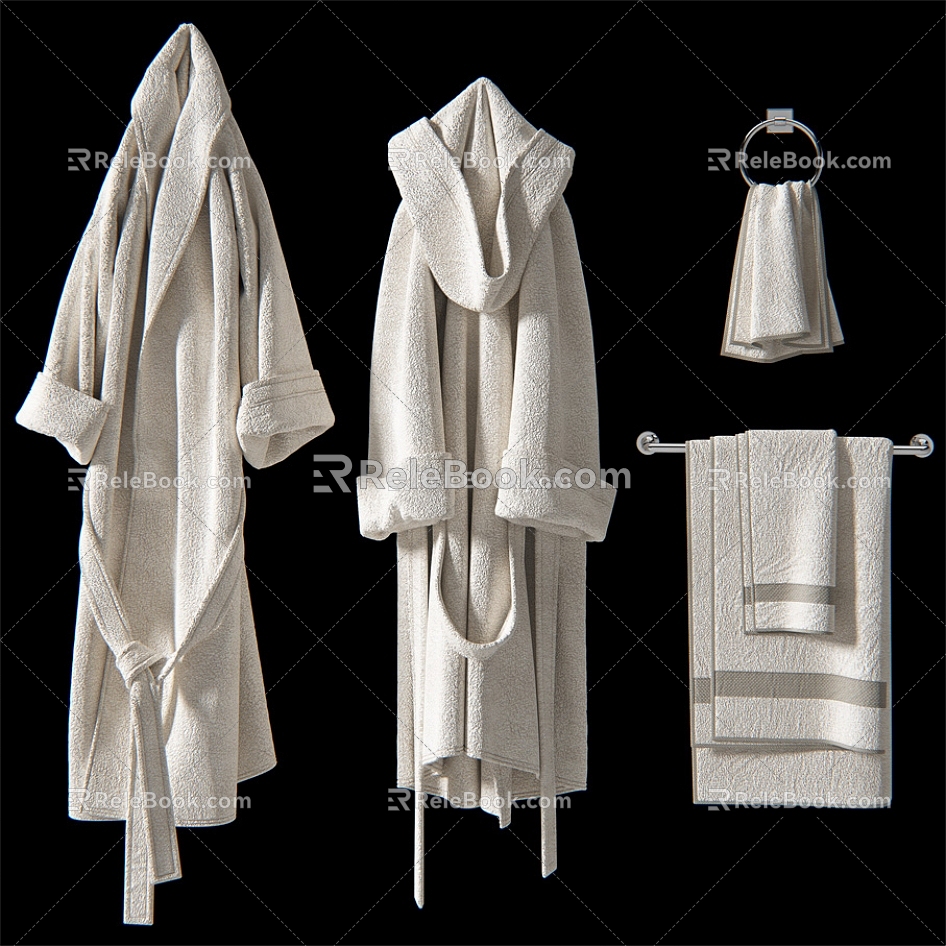 Bathrobe 3d model