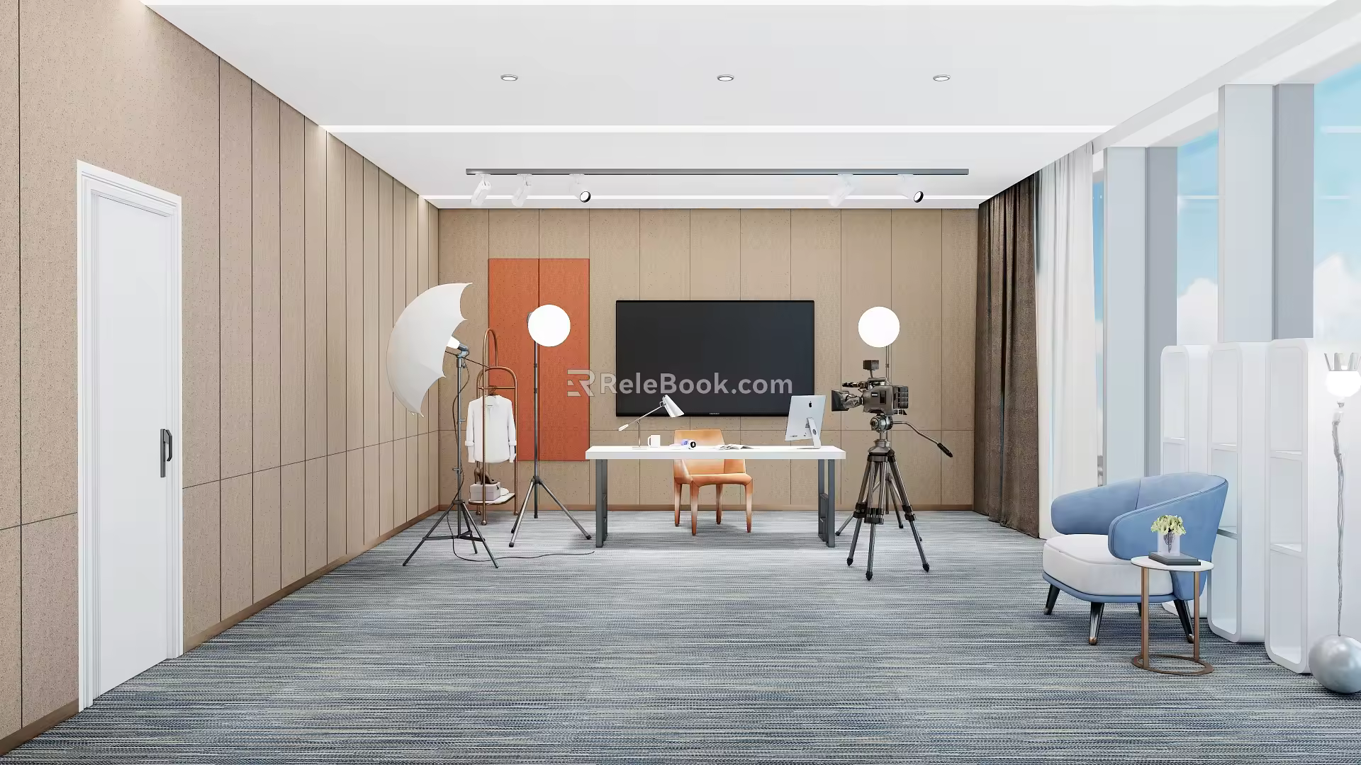 Modern Studio 3d model