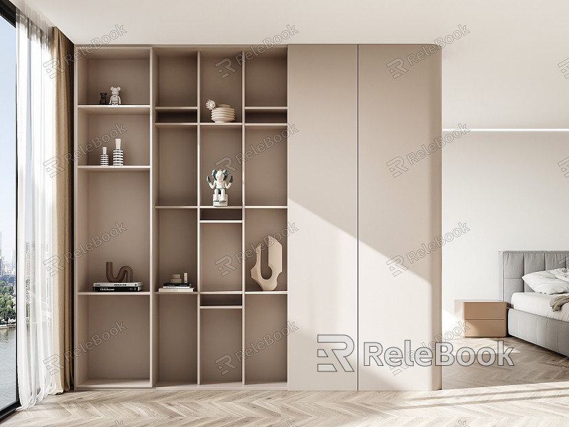 Modern Wardrobe Partition Cabinet Locker Cabinet model