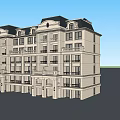 European Style Multi Storey Townhouse with Balconies Landscaped Gardens and Swimming Pool