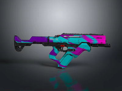 rifle semi-automatic rifle combat rifle battle rifle carbine war rifle attack rifle 3d model